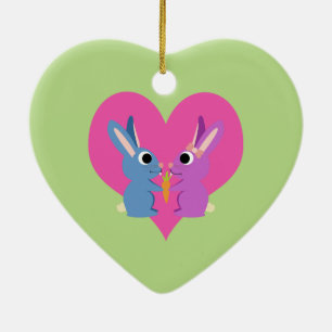 Sonnige Liebe Keramikornament