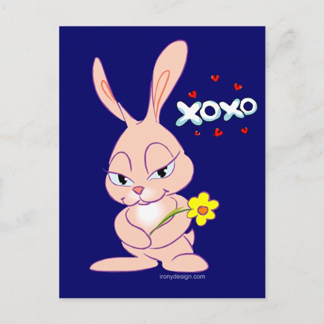 Sonnige Liebe Postkarte (Vorderseite)