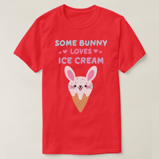 Sonnige Lieben Ice Creme T-Shirt (Design vorne)