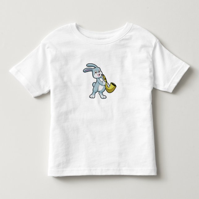 Sonnige Musik mit Saxophon Kleinkind T-shirt (Vorderseite)