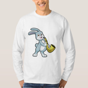 Sonnige Musik mit Saxophon T-Shirt