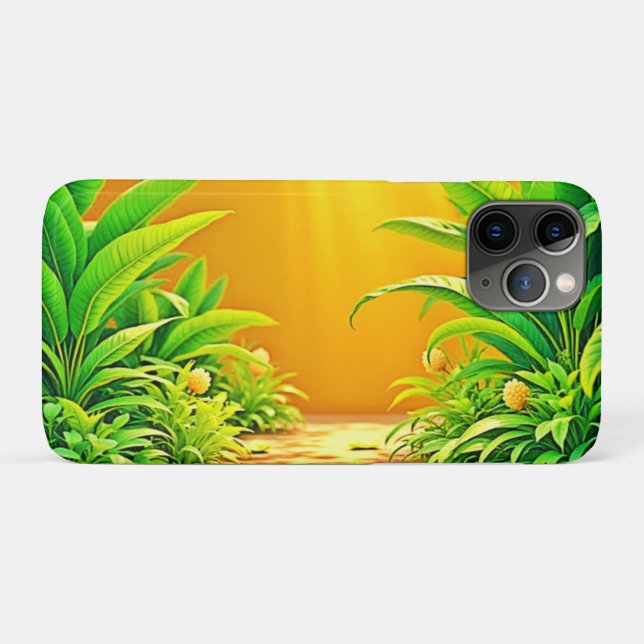 Sonnige Natur Wandern Case-Mate iPhone Hülle (Rückseite (Horizontal))