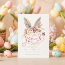 Sonnige Ohren | Osterbrunch & Eierjagd Einladung