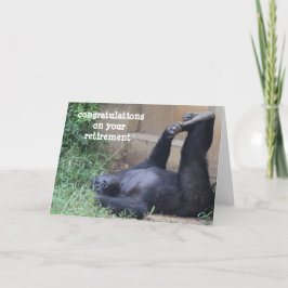 Sonnige Pension, Gorilla Übungskarte Karte