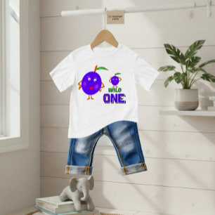 Sonnige Pflaumen Baby T-shirt