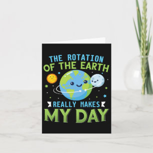Sonnige Rotation des Earth Science Teacher Earth D Karte