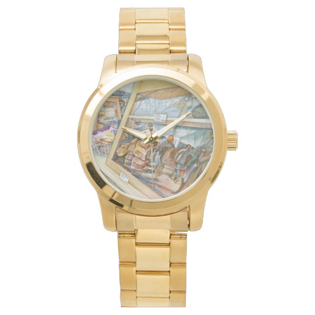 Sonnige Seite der Wahnsinn Armbanduhr (Vorderseite)
