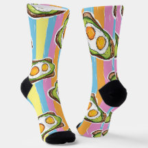 Sonnige Seite hoch - Avocado Eggs Toast Muster