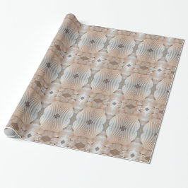 Sonnige Sommer Muscheln Romantische, exotische tro Geschenkpapier