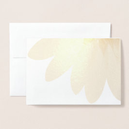 Sonnige Sonnenblume Denken Sie an Ihre Foil Card Folienkarte