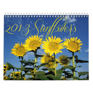 Sonnige Sonnenblumen - Kalender 2013