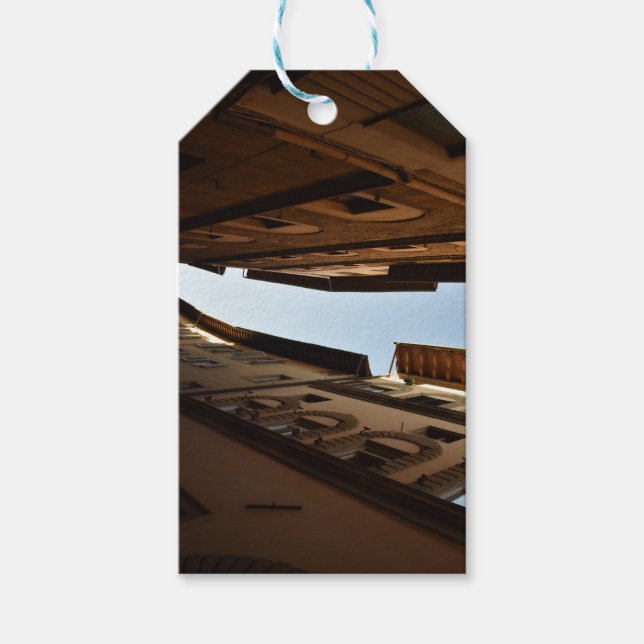 Sonnige Straße Geschenkanhänger (Vorderseite)