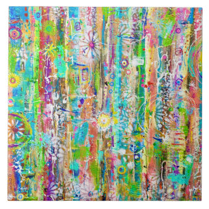 Sonnige Tage 6 x 6 Keramiken Tile Fliese