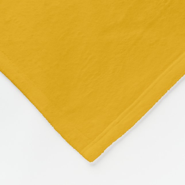 Sonnige Taglilie Gelbe Farbdrucke Fleecedecke (Ecke)