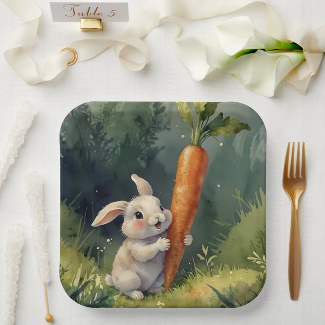 Sonnige Träume: Whimsical Paper Plate Pappteller (Hochzeit)