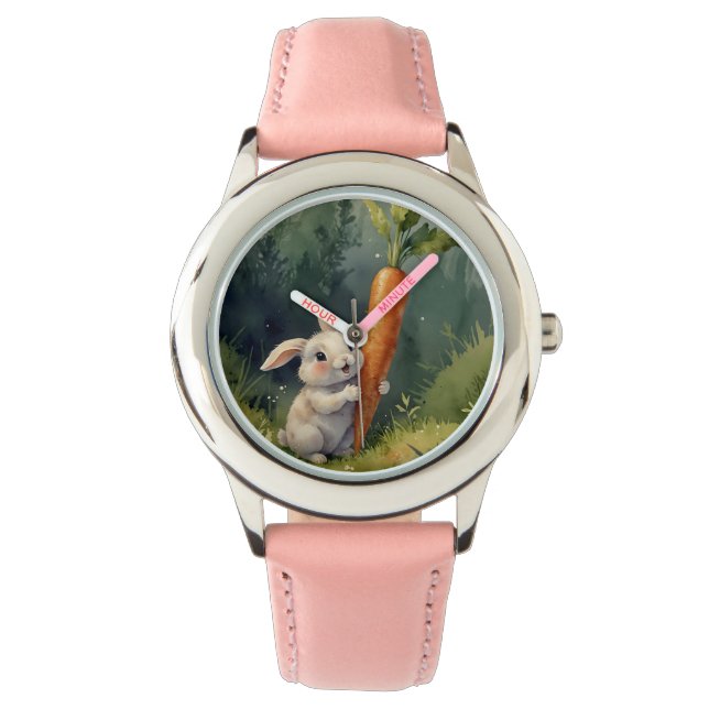 Sonnige Träume: Whimsical Watch Armbanduhr (Vorderseite)