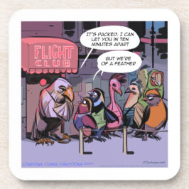 Sonnige Vögel einer Feder Untersetzer