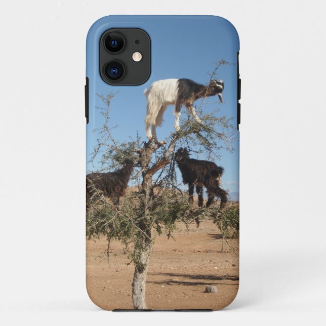 Sonnige Ziegen im Baum Case-Mate iPhone Hülle (Rückseite)