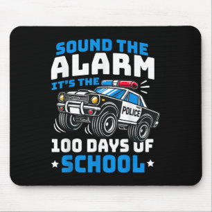 Sonniger 100. Tag der Schulpolizei Auto 100 Tage d Mousepad