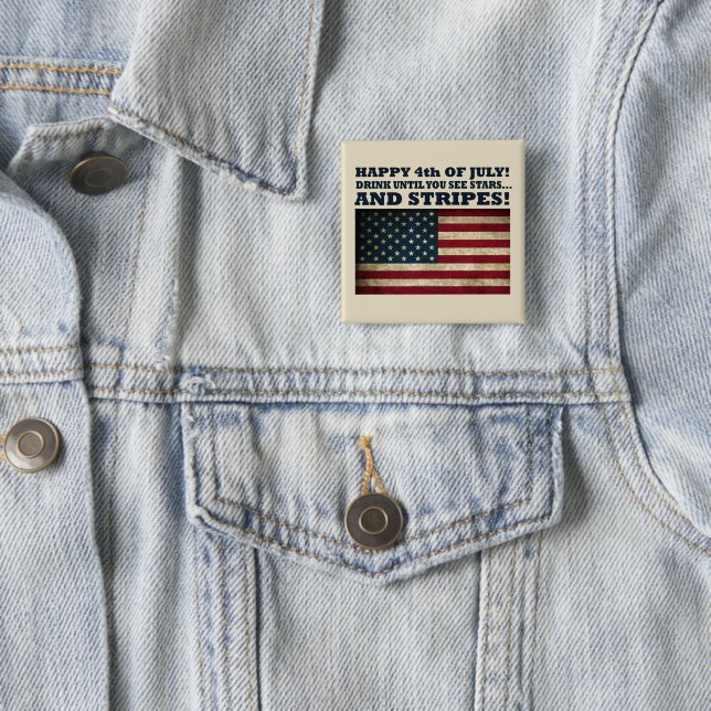 Sonniger 4. Juli Button (Beispiel)