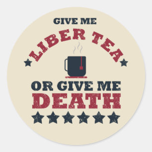 Sonniger 4. Juli Runder Aufkleber