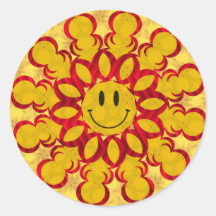 SONNIGER Aufkleber