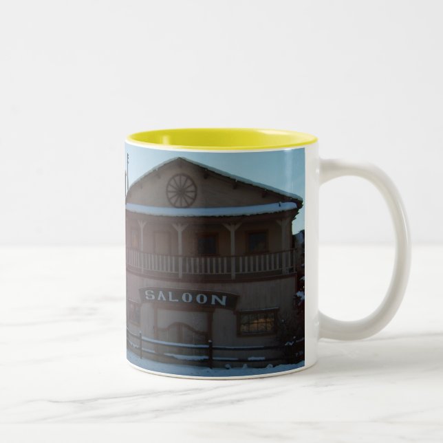 Sonniger Durchbruch Zweifarbige Tasse (Rechts)