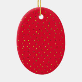 Sonniger Erdbeerhintergrund rot Keramikornament