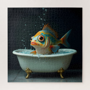 Sonniger Fisch im Bad
