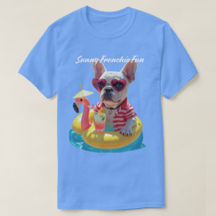 Sonniger Frenchie-Spaß T-Shirt