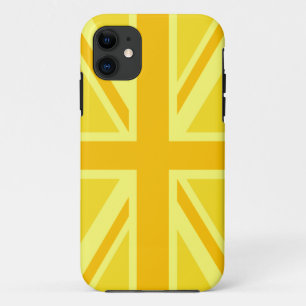 Sonniger gelber Gewerkschafts-Jack-britischer Case-Mate iPhone Hülle