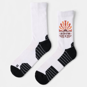 Sonniger Gemütszustand Sunburst: Naturinspirierter Socken