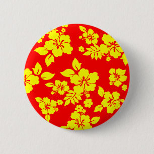 Sonniger Hawaiianer Button