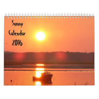 Sonniger Kalender 2016