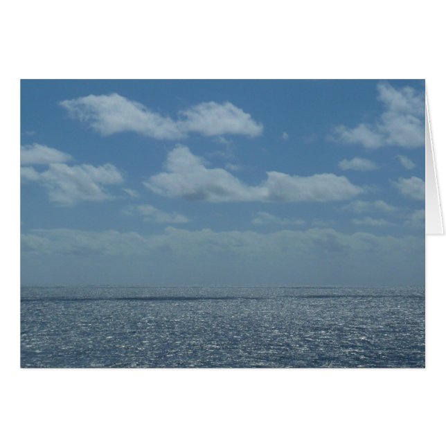 Sonniger karibischer Ozean (Vorderseite (Horizontal))