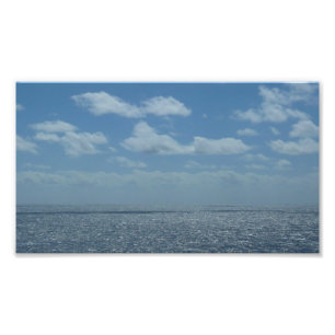 Sonniger karibischer Ozean Fotodruck