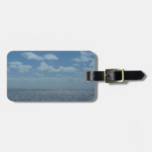 Sonniger karibischer Ozean Gepäckanhänger