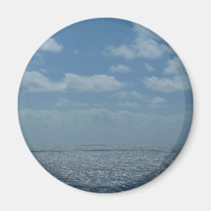 Sonniger karibischer Ozean Magnet