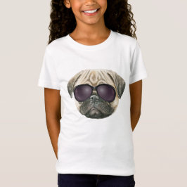 Sonniger Mops, Niedlicher französischer Bulldogge  T-Shirt