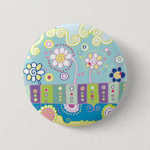 Sonniger Morgen-Knopf Button