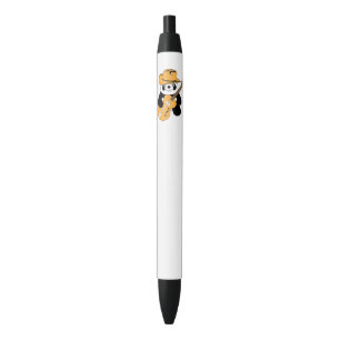Sonniger Panda mit Gitarre Kugelschreiber