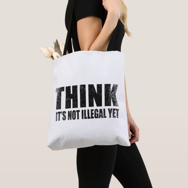 Sonniger sarkastischer Slogan Erwachsener Humor Sa Tasche (Von Nahem)