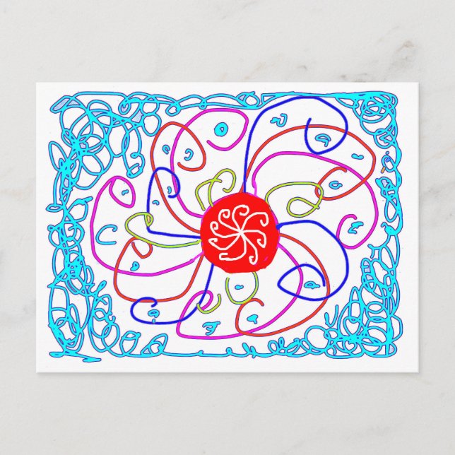 Sonniger Tag Postkarte (Vorderseite)