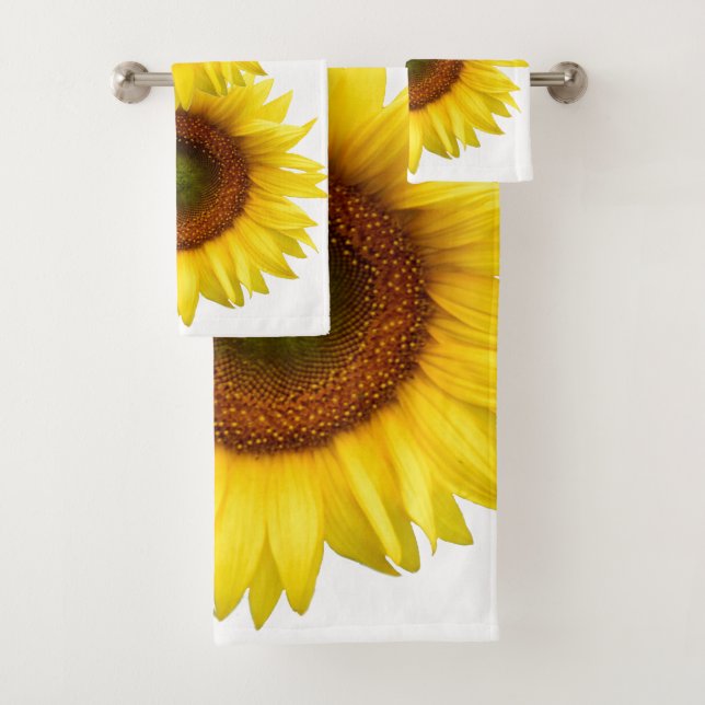 Sonniger Tagessonnenblume-Badtuch Set (Insitu)