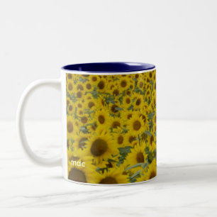 Sonniger TagesTasse Zweifarbige Tasse