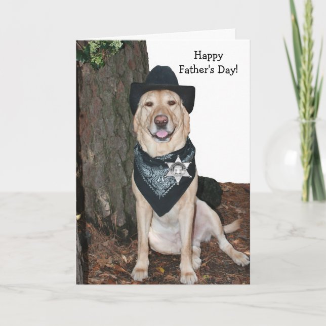 Sonniger Vater Karte (Vorderseite)