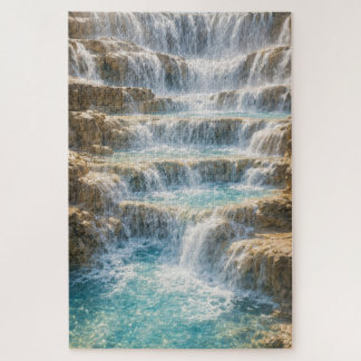 Sonniger Wasserfall-Canyon