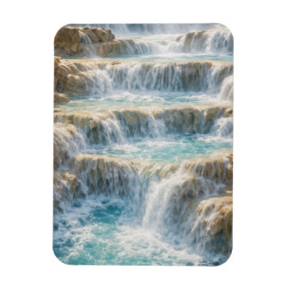 Sonniger Wasserfall-Canyon Magnet