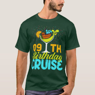 Sonniges 9. Geburtstag Kreuzfahrt T-Shirt