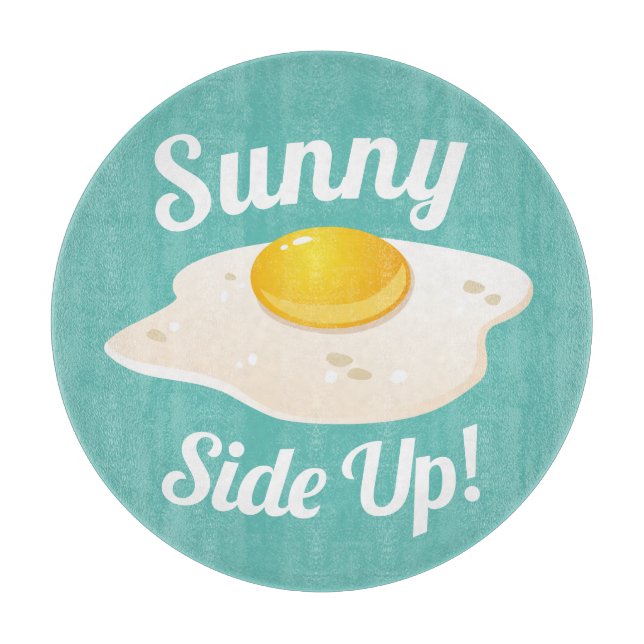 Sonniges Frühstück Schneidebrett (Vorderseite)